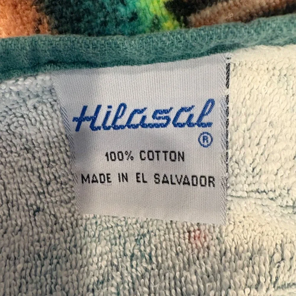 Colorful Edmundo Otoniel Rural Towel Art Farming‎ Scene Cotton Hilasal VTG